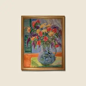 Flowers in a Pitcher