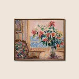 Roses With Tapestry Chair