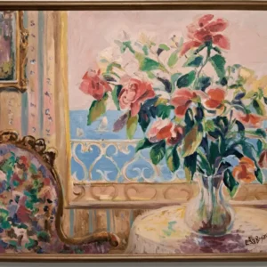Roses With Tapestry Chair