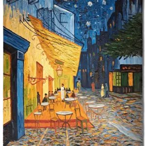 Cafe Terrace on the Place du Forum (replica)